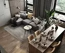 5 Hovedprinsipper for design kjøkken-stue på 30 kvadratmeter. M. 5414_89