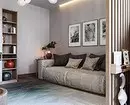 One-Room apartment para sa isang pamilya na may isang bata: 4 prinsipyo ng espasyo organisasyon at 55 mga larawan 5447_28