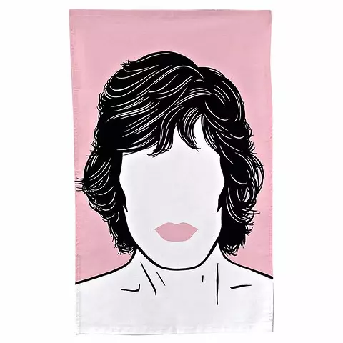 Towel with Mick Jagger Art & ...