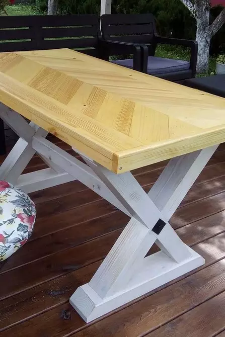Tworzymy stół w altanie z drzewa: krok po kroku instrukcje 5489_10