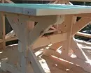 Робім стол у альтанку з дрэва: пакрокавая інструкцыя 5489_15