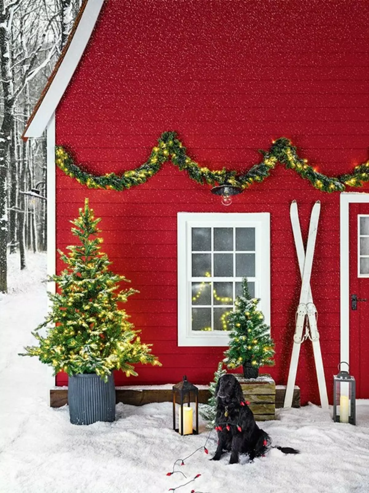 No solo árbol de Navidad: 10 zonas para decoración del hogar festivo. 5516_8