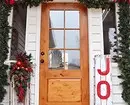 Si të dekoroj derën në Vitin e Ri: 5 opsionet më të bukura 5530_103