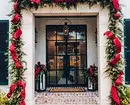 Cómo decorar la puerta al Año Nuevo: 5 Opciones más hermosas 5530_64