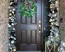 כיצד לקשט את הדלת לשנה החדשה: 5 אפשרויות יפות ביותר 5530_75