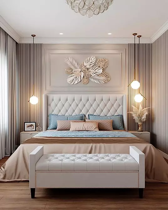 Дизајн на спални во светли бои (82 фотографии) 5551_79