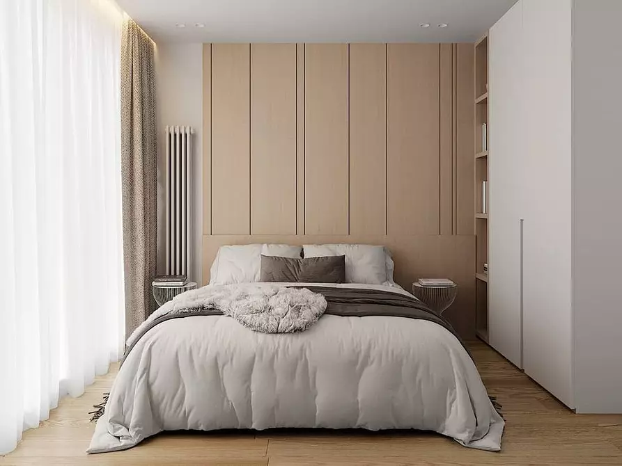 We draw up a bedroom of 11 square meters. M: Three Planning Options and Design Ideas 5561_31