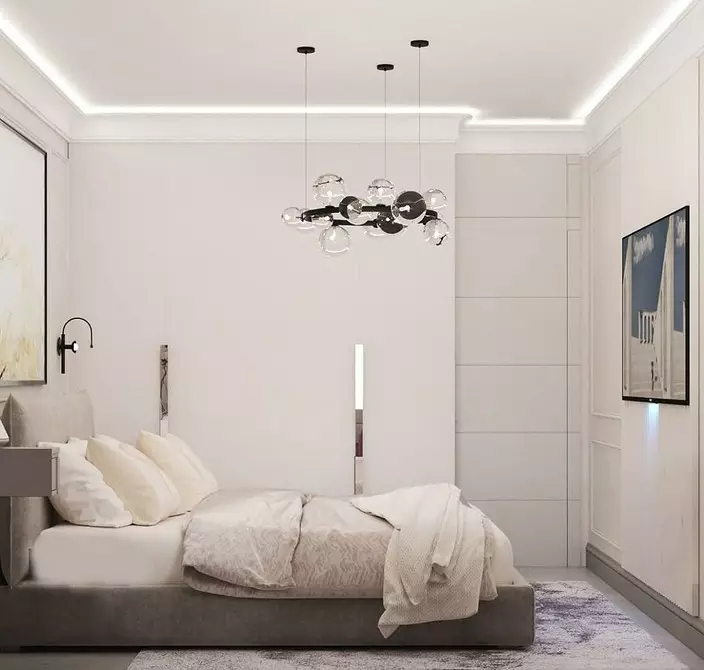 We draw up a bedroom of 11 square meters. M: Three Planning Options and Design Ideas 5561_55