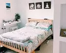 Hoe om 'n goedkoop slaapkamer met IKEA te reël: Ons tjeklys van 12 produkte 5577_33
