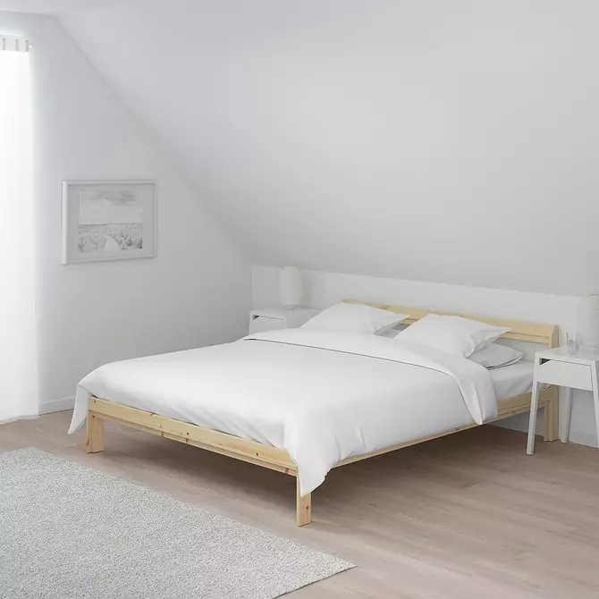 Hoe een goedkope slaapkamer met IKEA te regelen: onze chequenlijst van 12 producten 5577_6