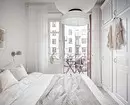 Dormitorio blanco: consejos de registro y revisión de proyectos de diseño. 5581_103