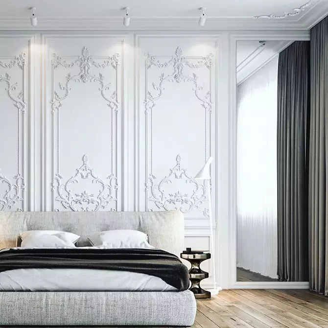 Bijela spavaća soba: Projekti projekta za registraciju i pregled dizajna 5581_41