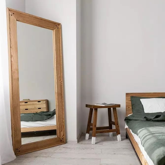 Cara memasuki cermin kamar tidur: 7 dengan cara yang benar dan indah 5619_27