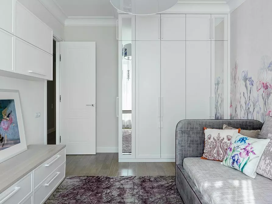 Optical Grey: apartment sa Mytishchi sa estilo ng mga modernong classics 5749_30