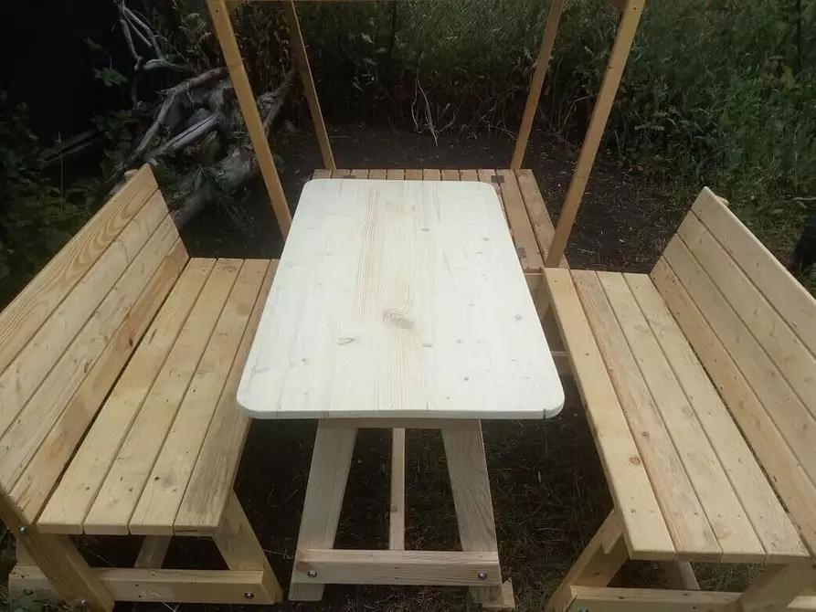 Cara Nggawe Transformer Bench Tabel kanthi Tangan Sampeyan: Gambar Gambar Gambar lan Desain 5800_16