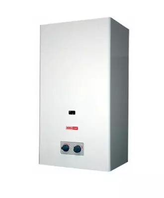 Dumadaloy na gas water heater Mora Vega 13.