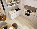 10 metrekarelik bir alana sahip bir mutfağın tasarımında işlevselliği ve stilini nasıl kaydedebilirsiniz. M: İpuçları ve 74 örnek 5854_40
