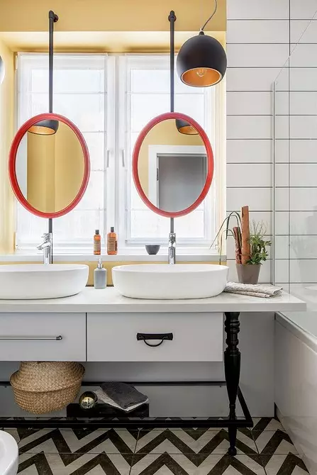 Khi các nhà thiết kế vẽ lên phòng tắm: 7 ví dụ thực sự mà bạn sẽ truyền cảm hứng cho bạn 5877_53
