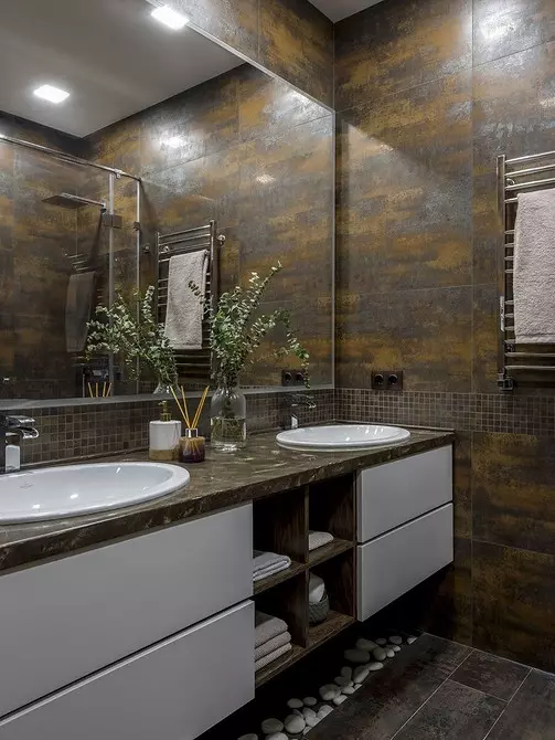 Suunnittelijoina laatia kylpyhuoneet: 7 todellista esimerkkiä, että innostat sinua 5877_6