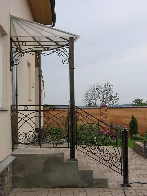 Naredimo vizir nad polikarbonatno verando z lastnimi rokami: preprosta navodila 5913_12