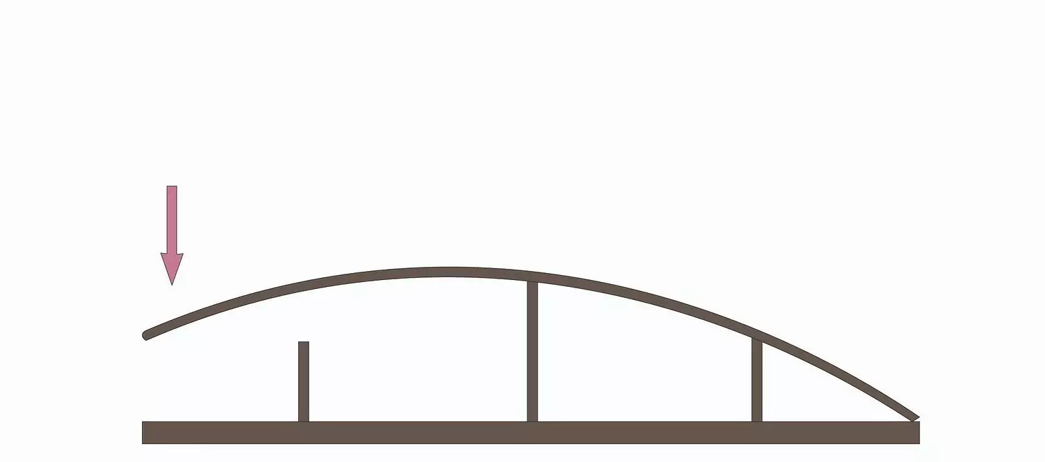 మేము మీ స్వంత చేతులతో పాలికార్బోనేట్ పోర్చ్ మీద ఒక వంశం చేస్తాము: సాధారణ సూచన 5913_22