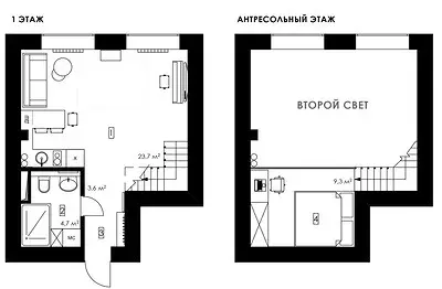 Studio biçûk, ku 3 mehan li deverek du-astê zivirî 5931_13