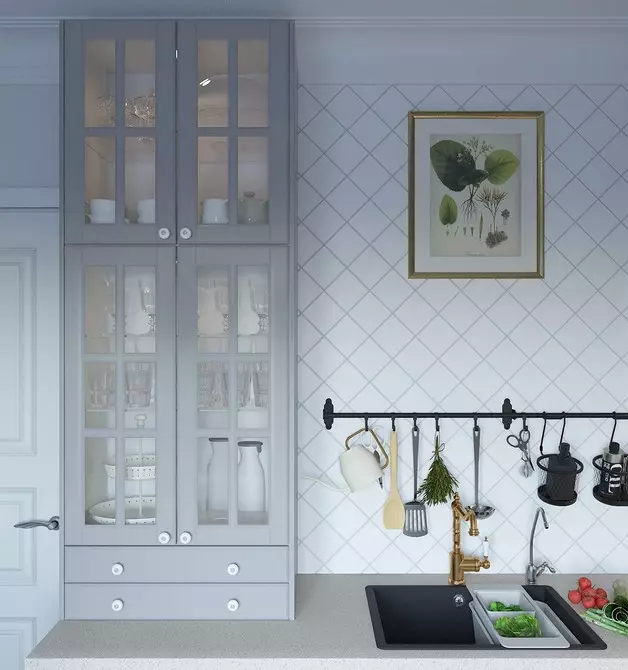 Hoe stijlvol! 7 kant-en-klare keukenprojecten van IKEA, die gemakkelijk kunnen worden geïnspireerd 5969_11