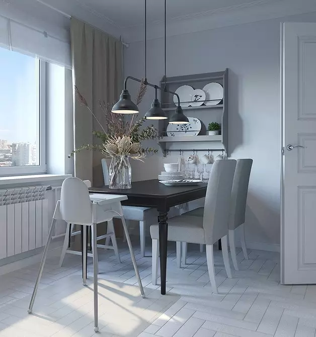 Hoe stijlvol! 7 kant-en-klare keukenprojecten van IKEA, die gemakkelijk kunnen worden geïnspireerd 5969_14