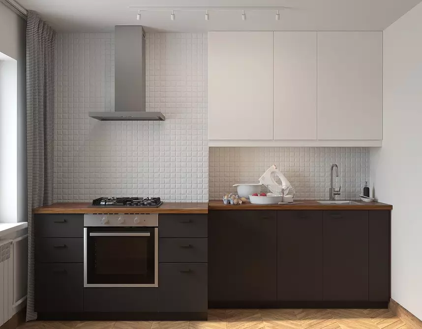 Hoe stijlvol! 7 kant-en-klare keukenprojecten van IKEA, die gemakkelijk kunnen worden geïnspireerd 5969_24