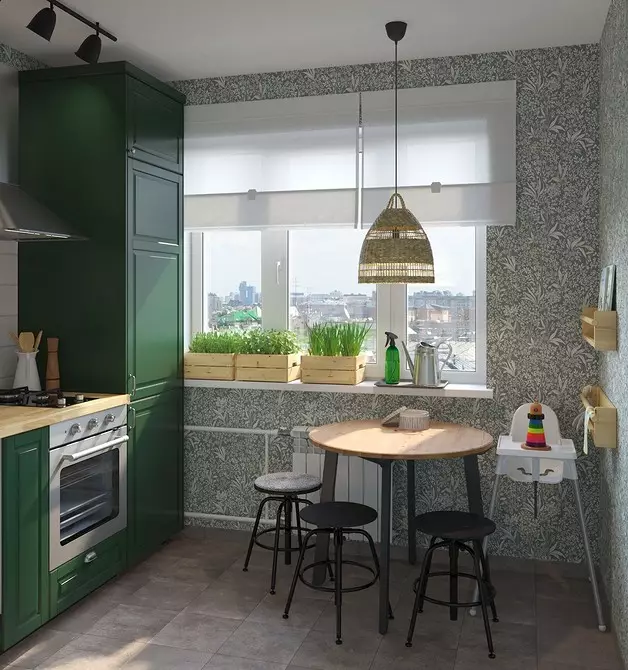 Hoe stijlvol! 7 kant-en-klare keukenprojecten van IKEA, die gemakkelijk kunnen worden geïnspireerd 5969_42