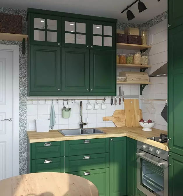 How stylish! 7 ready-made kitchen projects from IKEA, which can be easily inspired 5969_45