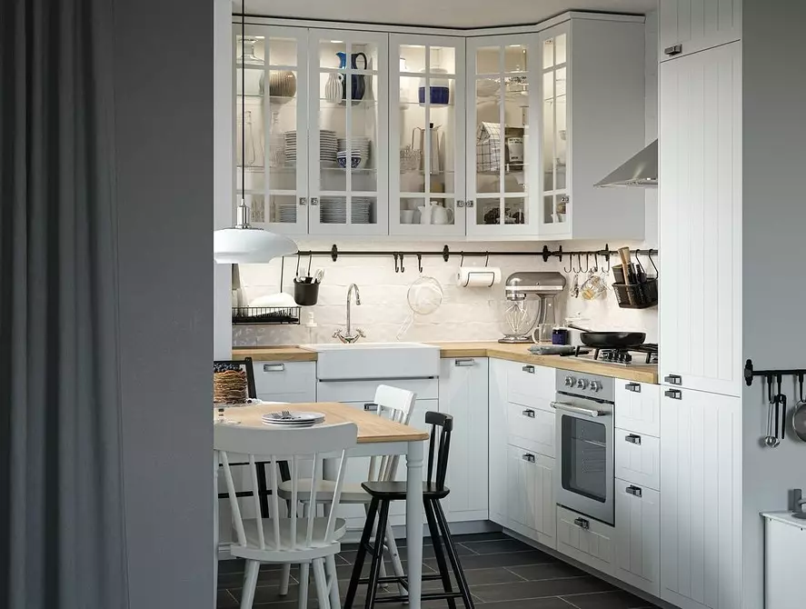 Hoe stijlvol! 7 kant-en-klare keukenprojecten van IKEA, die gemakkelijk kunnen worden geïnspireerd 5969_52
