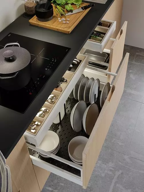 Hoe stijlvol! 7 kant-en-klare keukenprojecten van IKEA, die gemakkelijk kunnen worden geïnspireerd 5969_71