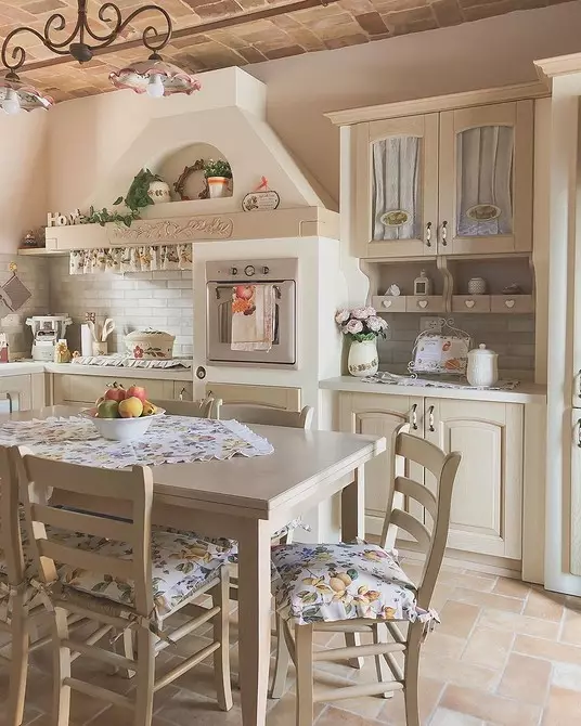 Dibujamos el interior de la cocina en una casa privada (56 fotos) 5996_86