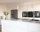 Weiße Küche mit weißer Arbeitsplatte: 5 Design-Optionen und 50 Fotos 5999_67
