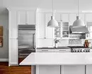 وائٹ باورچی خانے کے ساتھ سفید باورچی خانے کے ساتھ: 5 ڈیزائن کے اختیارات اور 50 تصاویر 5999_69