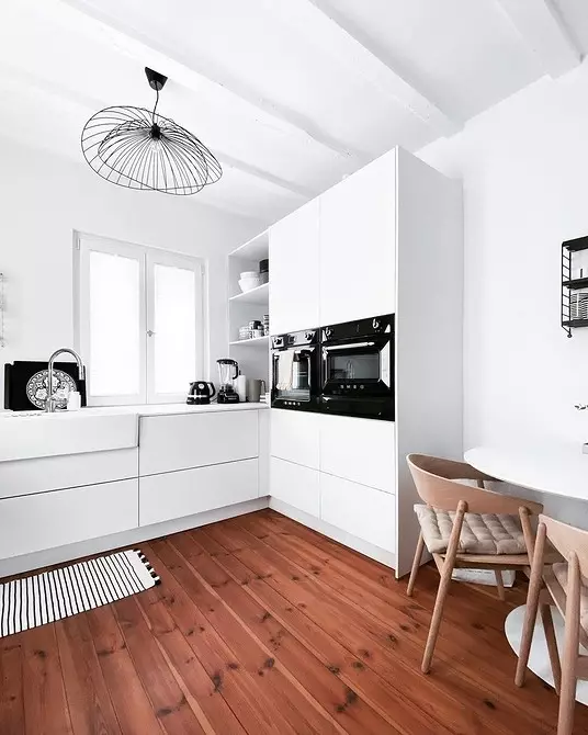 Cozinha branca com bancada branca: 5 opções de design e 50 fotos 5999_78