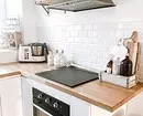 Baltā virtuve ar koka countertop (42 fotogrāfijas) 6019_14