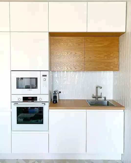 White kitchen with wooden countertop (42 photos) 6019_39