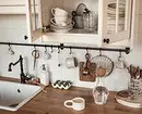 Bílá kuchyně s dřevěnou desku (42 fotografií) \ t 6019_5