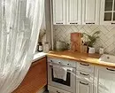 Valkoinen keittiö puinen työtaso (42 kuvaa) 6019_50
