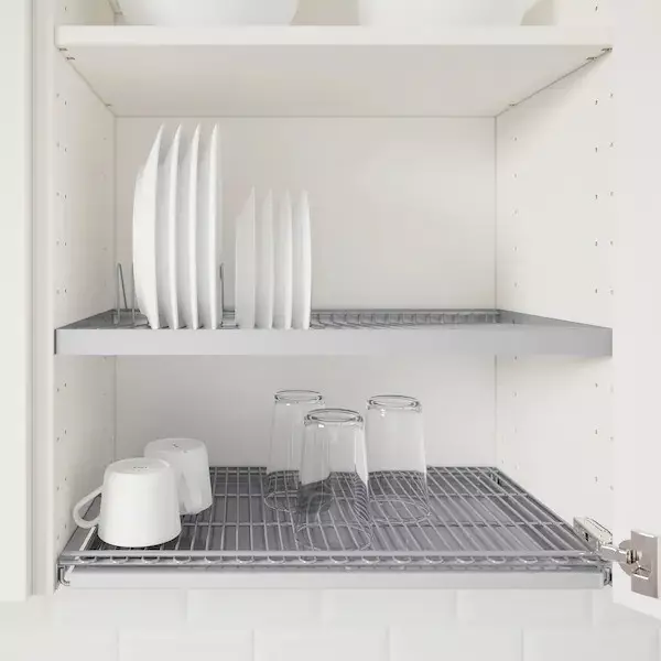 Hvor skal man tørre retterne i køkkenet: 6 forskellige ideer 6023_8