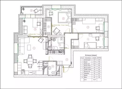 Apartman egy nagy család: modern klasszikus szürke-fehér gamme 6032_42