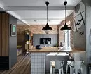 Design Apartment Studio area di 30 metri quadrati. M: 10 esempi reali (e portali a ripetere) 6041_114