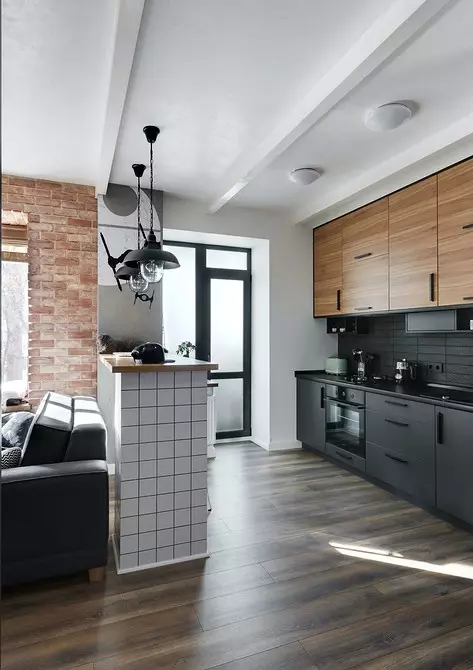 Design apartman stúdió 30 négyzetméter. M: 10 valódi példa (és hozza meg őket, hogy ismételje meg) 6041_124