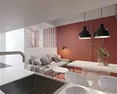 Design Apartment Studio area di 30 metri quadrati. M: 10 esempi reali (e portali a ripetere) 6041_71