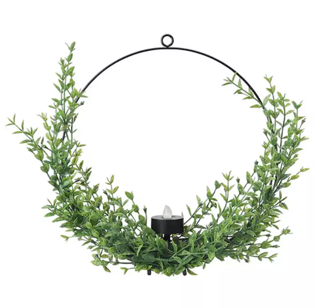 Ikea Backlit Wreath.