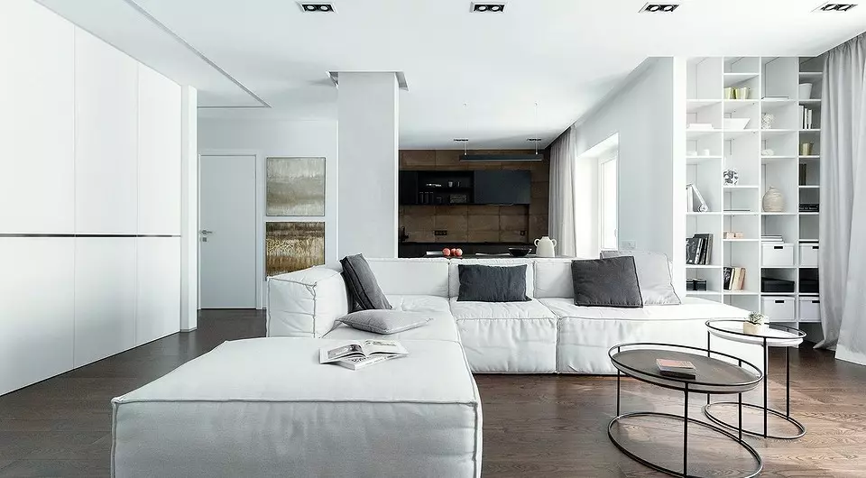 Dirección real: como organizar un apartamento ao estilo do minimalismo