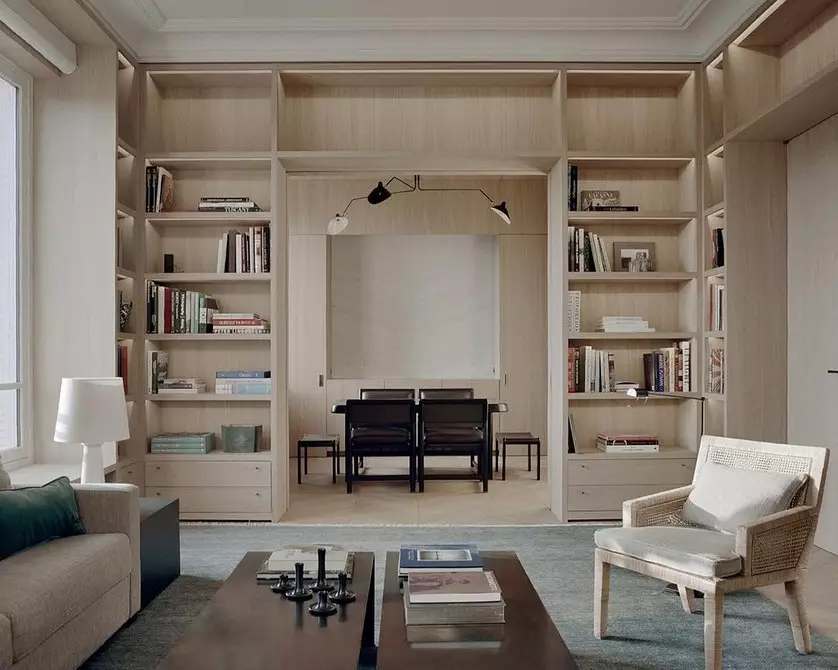 Faktisk riktning: Hur man arrangerar en lägenhet i stil med minimalism 611_31