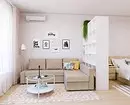 7 Užitečné a pohodlné nápady pro výrobu malého obývacího pokoje 628_37